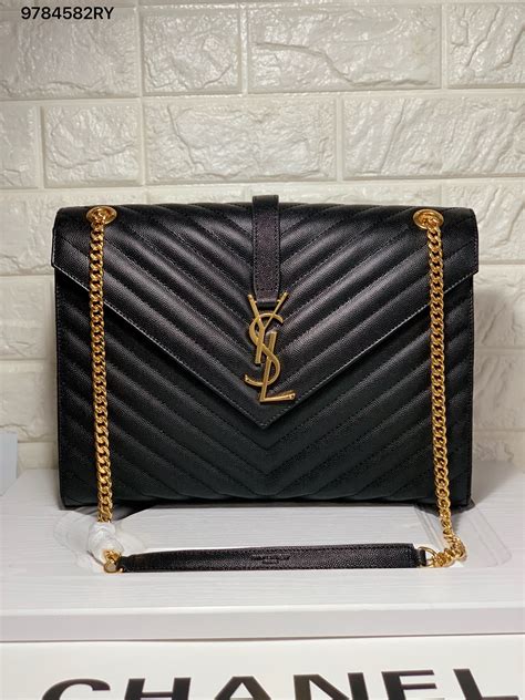 ysl large college envelope chain bag|used ysl envelope bag large.